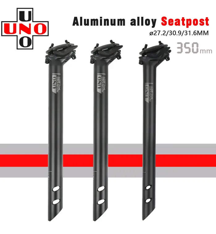 UNO SP-719 – tige de selle de vélo de route en alliage d'aluminium, Tube de siège de vtt, dimensions