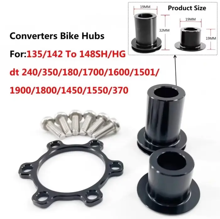 Kit de conversion d'adaptateur de moyeu pour DT SWISS