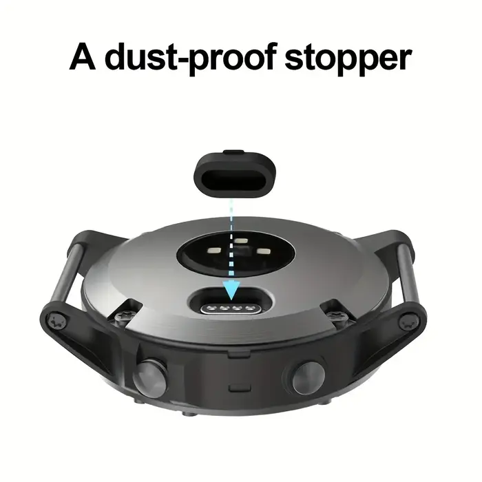 Bouchon Anti-poussière pour Garmin Fenix 8 E 7 7X 6 6X Pro 5 5X Plus Epix Pro Gen 2, Port de chargement, couvercle Anti-poussière, 10 pièces/ensemble