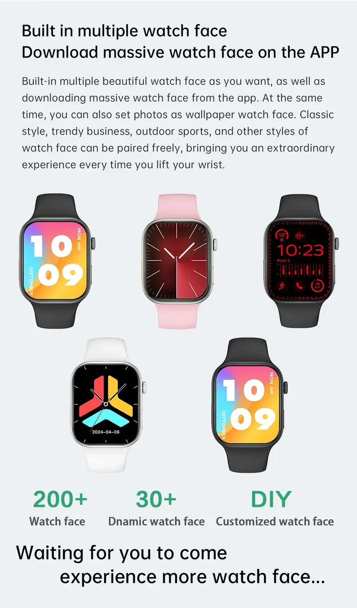 Nouvelle montre intelligente 1.83 "écran HD surveillance du sommeil et de la santé appel Bluetooth Modes multisports montres intelligentes de mode pour femmes hommes cadeau