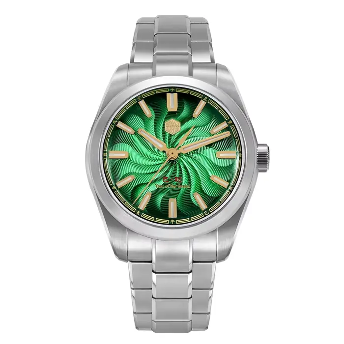 San Martin-Montre mécanique automatique pour homme, cadran guilloché, salle année limitée 39mm ata y
