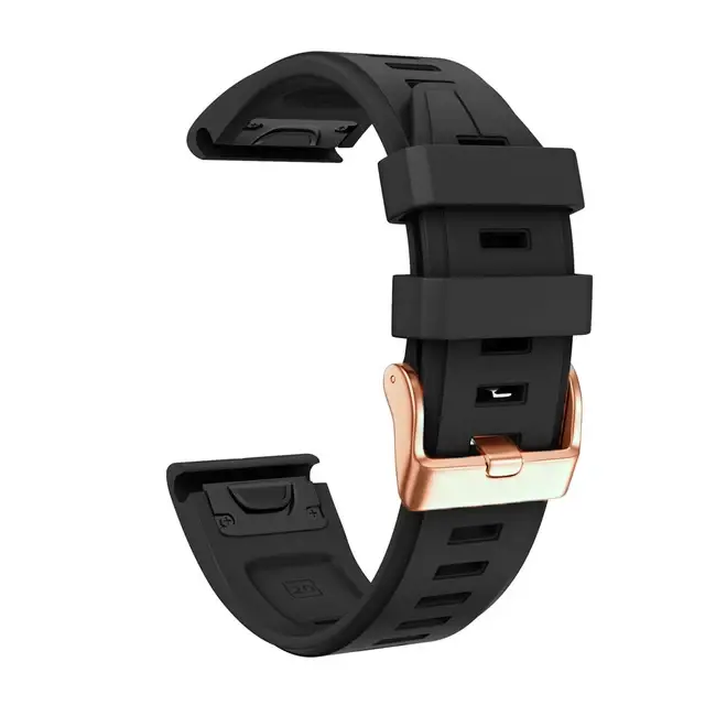 Bracelet de montre intelligente à boucle en or Rose de 20mm pour Garmin Fenix 7S 6S Pro 5S Plus
