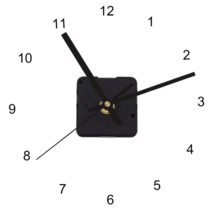 Mécanismes de mouvement d'horloge murale silencieux à piles à Quartz pour bricolage/réparation