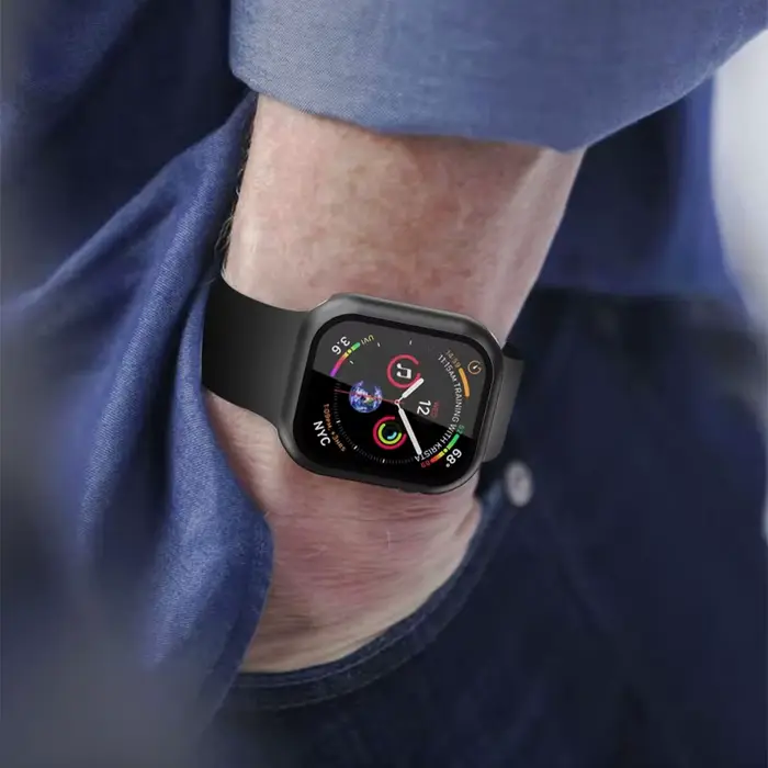 Verre + couvercle pour boîtier Apple Watch 11 10 9 8 7 6 SE 5