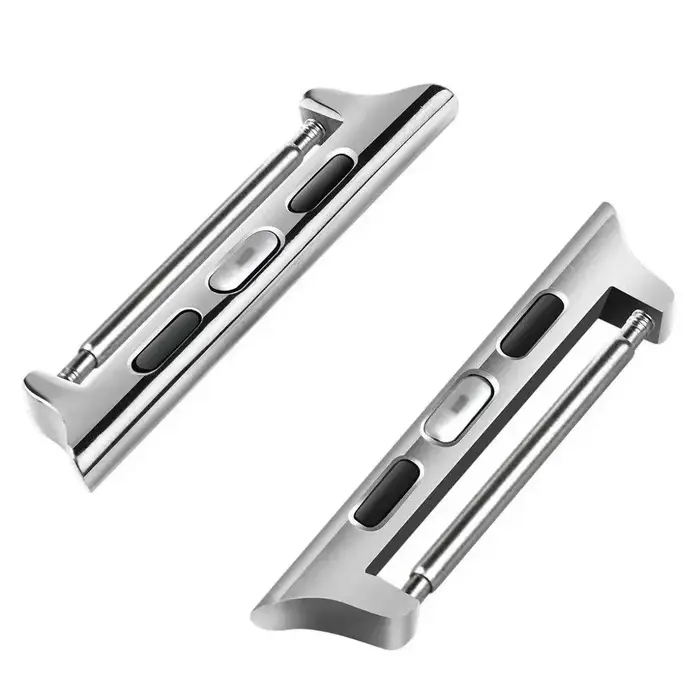 Adaptateur de connecteur pour Apple Watch Series 6, connecteurs de bande, acier inoxydable, 40mm, 44