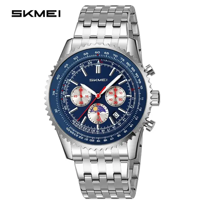 SKMEI 9348 Montre de Luxe Exquise pour Homme