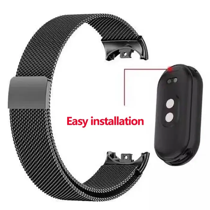 Bracelet à boucle milanaise pour Xiaomi Band 10