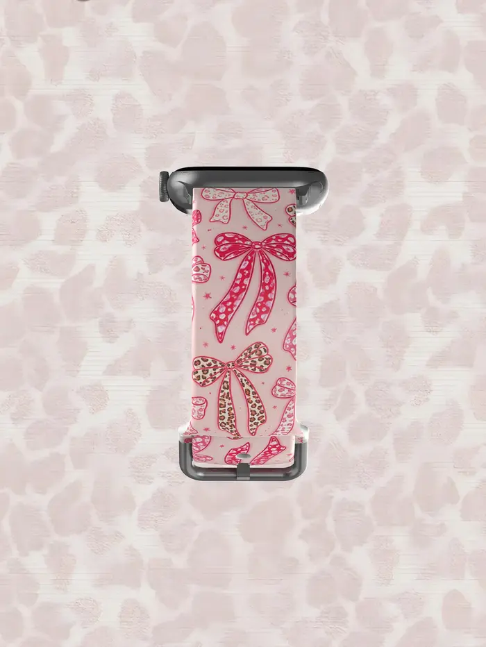 Joli nœud papillon rose Y2K pour bracelet Apple Watch 42mm 41mm 40mm 44mm 45-38mm