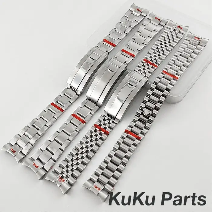 Bracelet présidentiel jubilé en argent de 20MM de largeur
