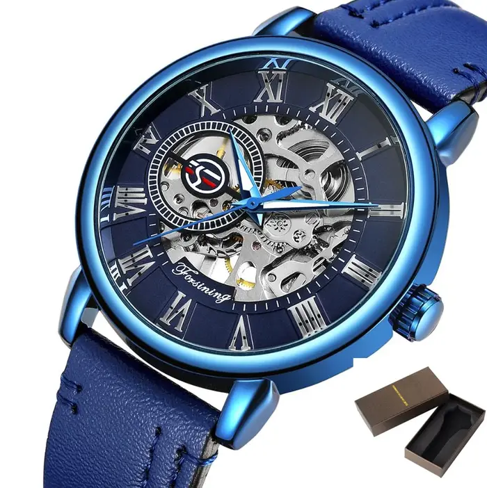 Forsining – montre squelette mécanique étanche 3ATM pour hommes