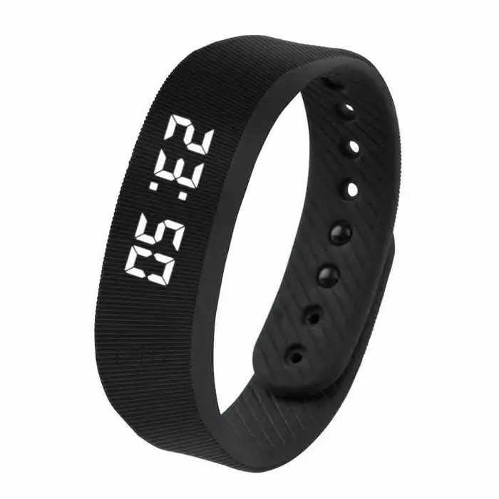 Montre-réveil numérique LED avec fonction snooze réglable