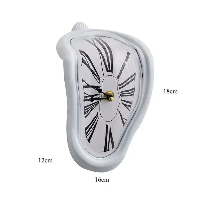 Horloge murale silencieuse à effet de fusion