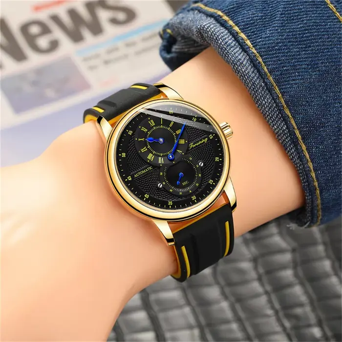 Montre mécanique haut de gamme pour hommes d'affaires