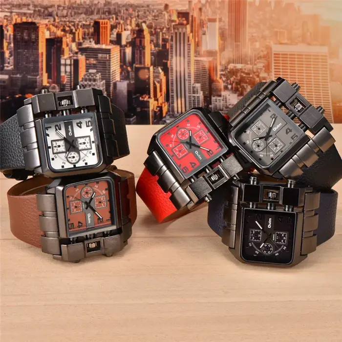 Oulm-Montre de sport unique pour homme