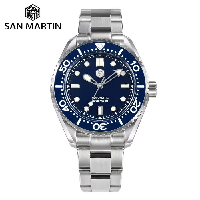 San Martin-Montre mécanique automatique pour homme