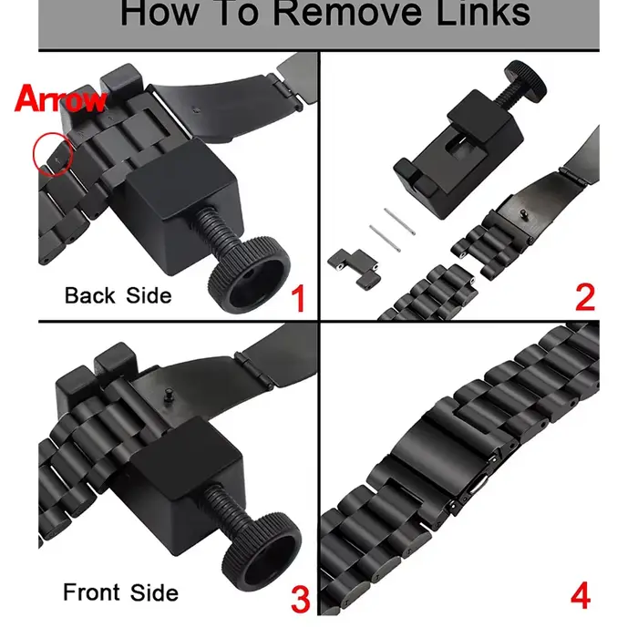 Pour Garmin Forerunner 255 255S 265S 265 Bracelet en métal