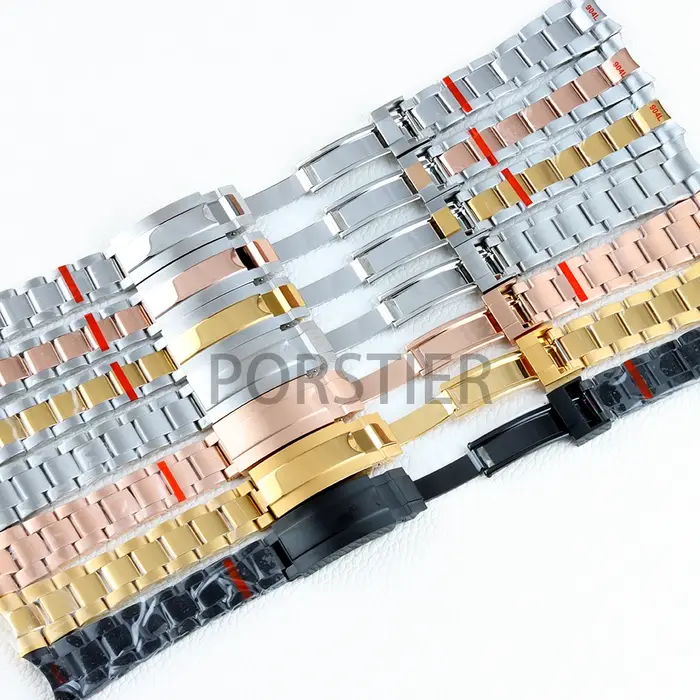 Jubilee-Bracelet de Montre en Acier Inoxydable de 20mm