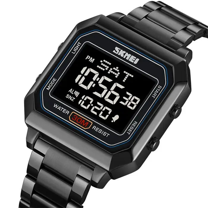 Skmei-Montre-bracelet LED numérique étanche pour homme