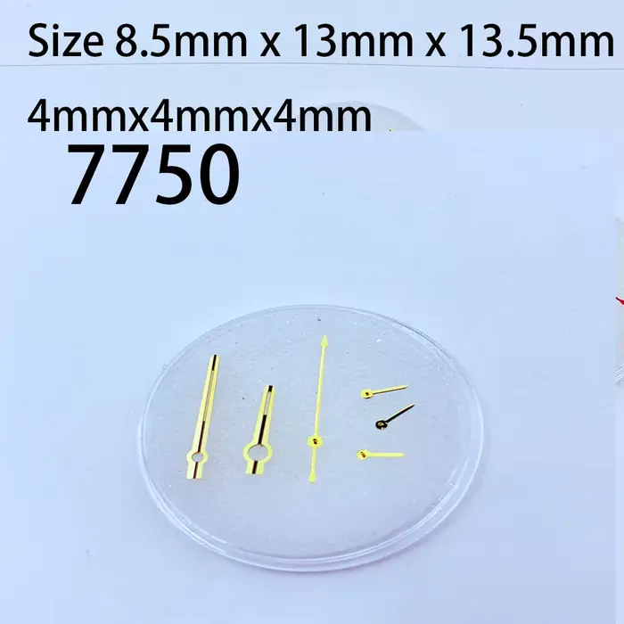Mouvement 7750 compatible avec les montres RL1X dotées d'aiguilles des heures, des minutes et des secondes 116500 116503 116505 116509