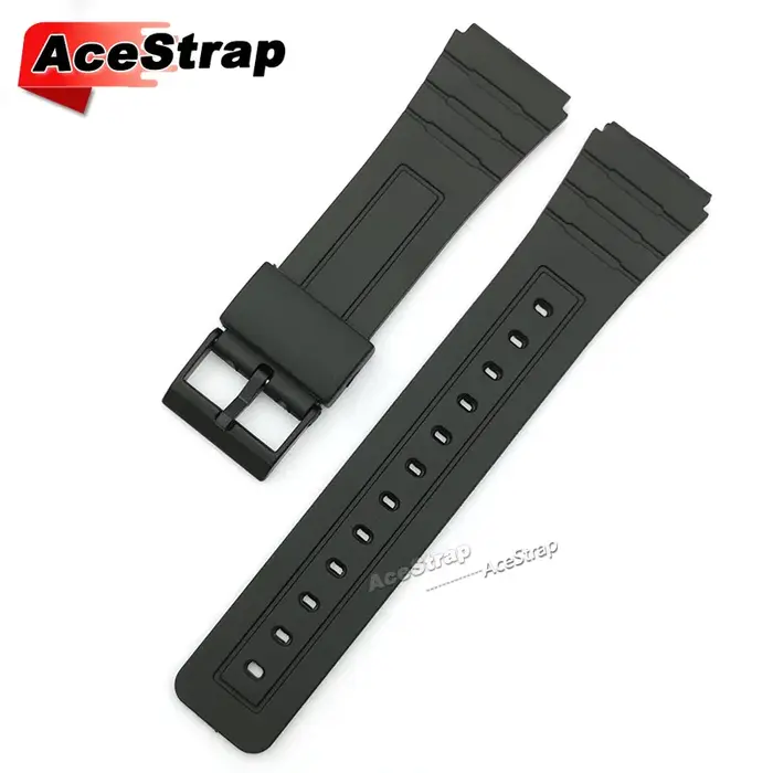 Bracelet de montre en caoutchouc noir 12mm 14mm 16mm 18mm 20mm 22mm
