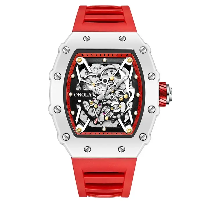 ONOLA montres pour hommes haut de gamme mouvement automatique mode sport lumineux 30M étanche mécanique