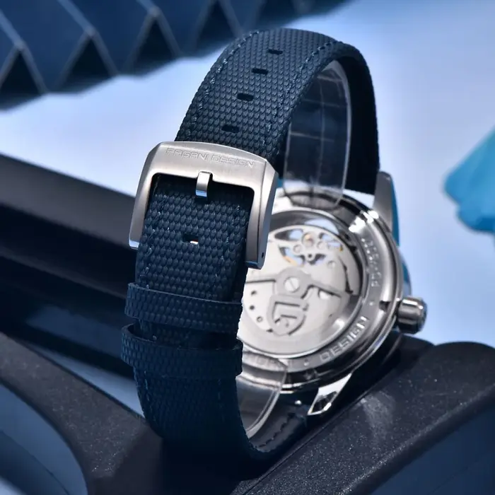 Nouvelle montre Pagani Design PDYS021 2026 pour hommes, sport et loisirs, entièrement automatique, tourbillon, cadran bleu, étanche, montre cadeau.