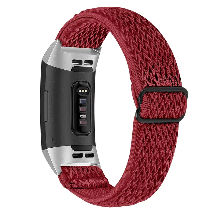 Bande élastique pour Fitbit charge 6 5 4 3 2 montre intelligente femmes hommes tissé Bracelet réglable