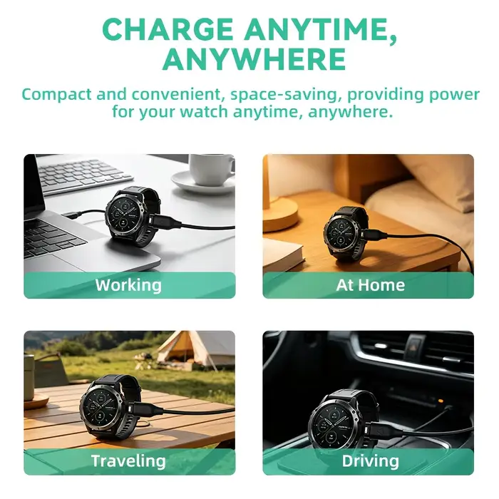 Chargeur USB C pour montre Garmin