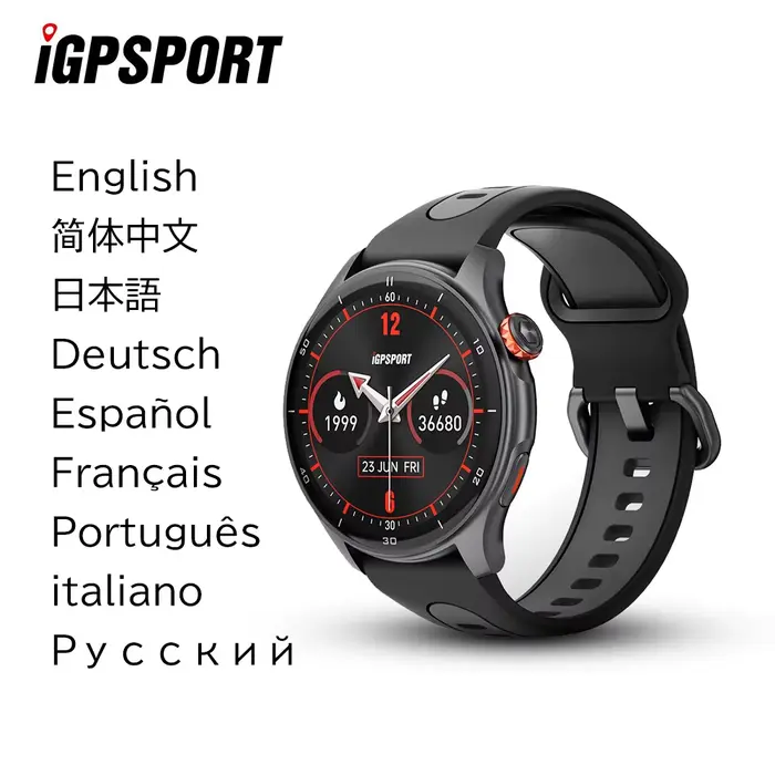 IGPSPORT LW10 Français cyclisme montre de course sport GPS localisation Route Navigation appel monit