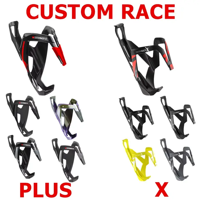 Elite CUSTOM RACE PLUS RACE X Bike Watter Porte-bidon Matériau renforcé de fibres FRP