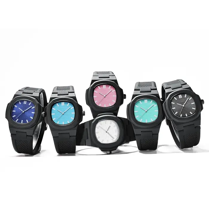 Montre de sport unisexe Nautilus avec bracelet en silicone