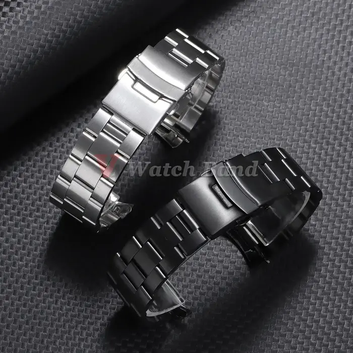 Bracelet de montre sport pour homme à extrémités courbes pour Seiko 5 SKX009/007