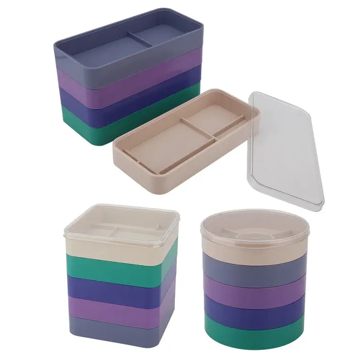 Boîte de rangement pour pièces de montre à 5 niveaux, boîte de rangement pour outils de montre, pour composants de vis, mouvements et pièces de quincaillerie