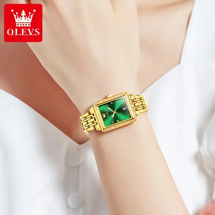 OLEVS 9995 montre pour femmes de luxe étanche lumineux élégant Quartz dames