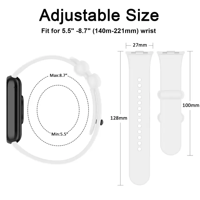 Bracelet en Silicone pour Xiaomi Mi Smart Band 8 Pro /9 Pro