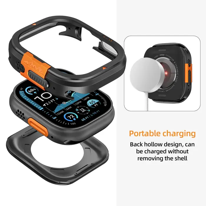 Boîtier métallique Anti-chute pour Apple Watch Ultra 3/2/1 49mm