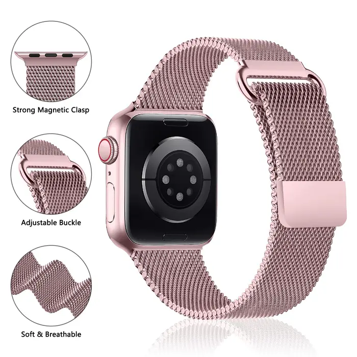 Bracelet à boucle magnétique pour Apple Watch Band