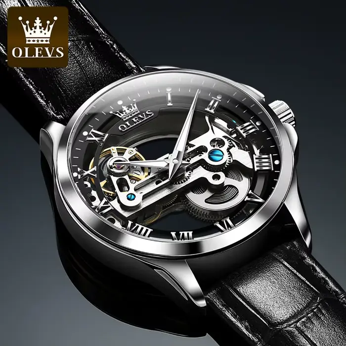 Montre automatique étanche pour homme