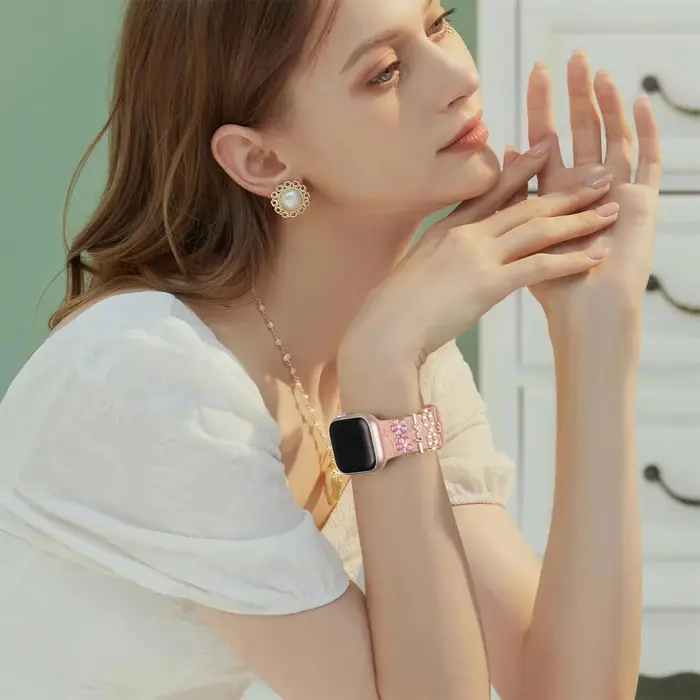 Breloques pour bracelet de montre Apple série 9 8 7 6 5 4 SE 38 42 49 41 45 44 mm
