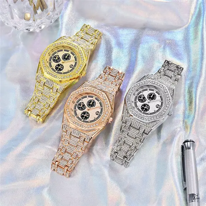Montre à quartz de marque originale pour hommes