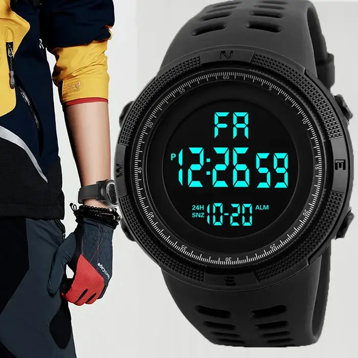 Montre numérique pour hommes montre-bracelet de Sport militaire multifonction étanche montres de Sport enfants étudiant montre électronique pour hommes cadeaux