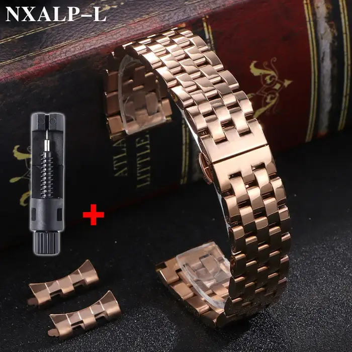 Bracelet en acier inoxydable massif 18mm 20mm 22mm
