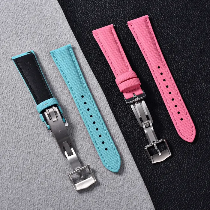 Bracelet de montre STAPELP 16mm 18mm avec boucle déployante à ressort