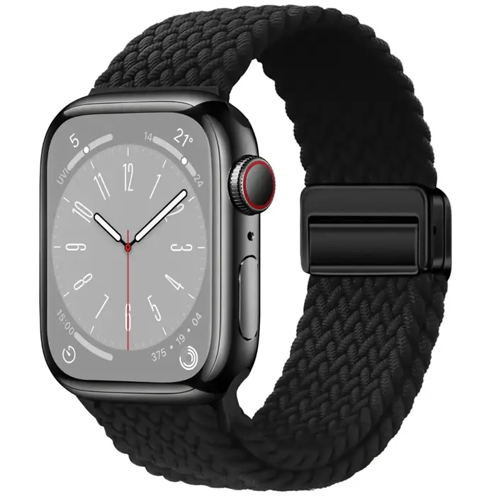 Bracelet tressé pour Apple Watch, 44mm 40mm 45mm 49mm 41mm, 38 boucles, série iWatch se 7 3 6 8 9 Ul