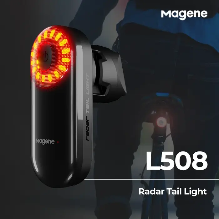 Magene vélo Radar feu arrière phare vélo éclairage arrière intelligent selle tige de selle Ebike LED