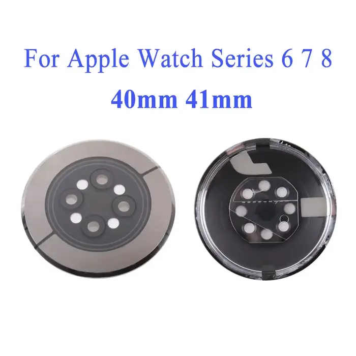 Verre de protection arrière pour Apple Watch Series 6 7 8 40mm 41mm sans capteur, pièces de rechange
