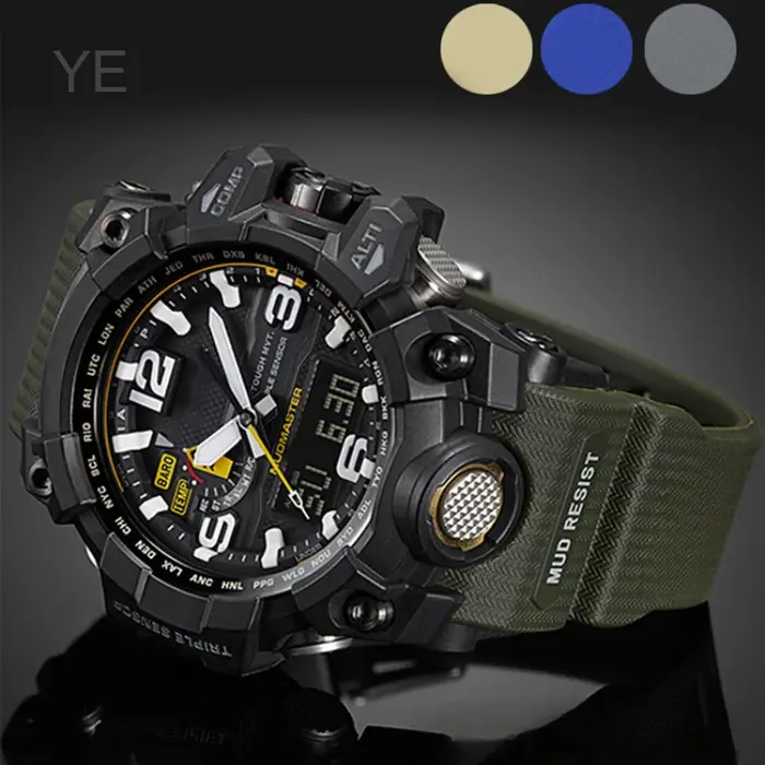 Bracelet de montre en Silicone pour hommes
