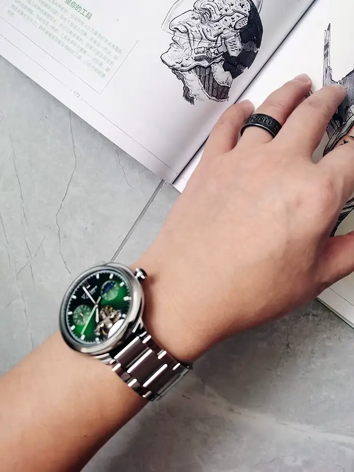 Montre mécanique pour homme de style vintage