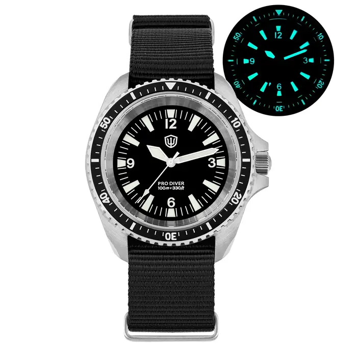 Watchdives WD1980 V3 montre de luxe VH31 balayage secondes mouvement à Quartz AR revêtement verre saphir 10Bar étanche