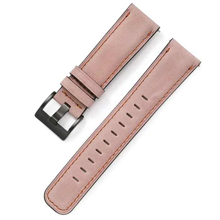 Bracelet en cuir pour Garmin, Vivoactive 3, 4 VivomGru, dehors HR, Bracelet rétro pour Forerunner 55